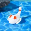 6 Stück Mini-Gans Figur Statue Klein Niedlich Winzig Harz Gans Tier Miniaturfiguren für DIY