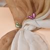 Pearl Teardrop Shape Head Scarf Fixing Clip Multifunctional U-shaped Clips Gifts Scarf Buckle