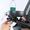 Rotating Eating Tray For Baby Strollers Easy Attach Detachable Practical ABS TPU Construction Portable Feeding Accessory