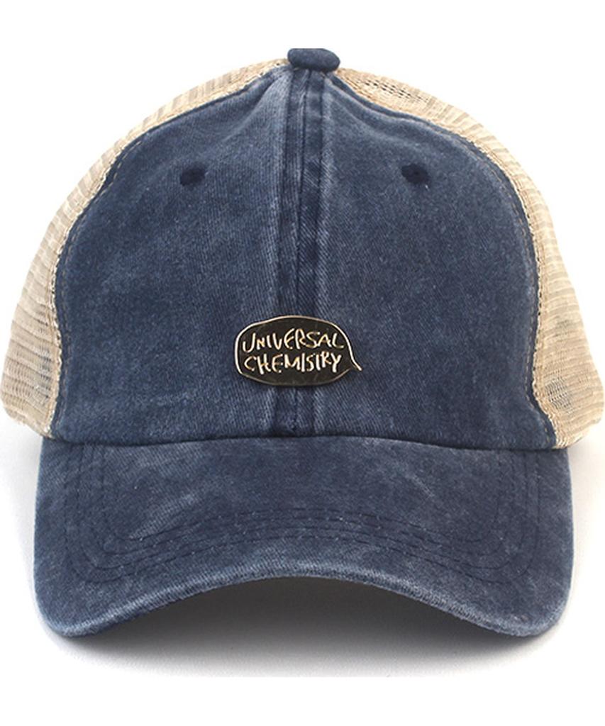 Yunibeosyeolkemiseuteuli Pigment Washing Navy Meshcap