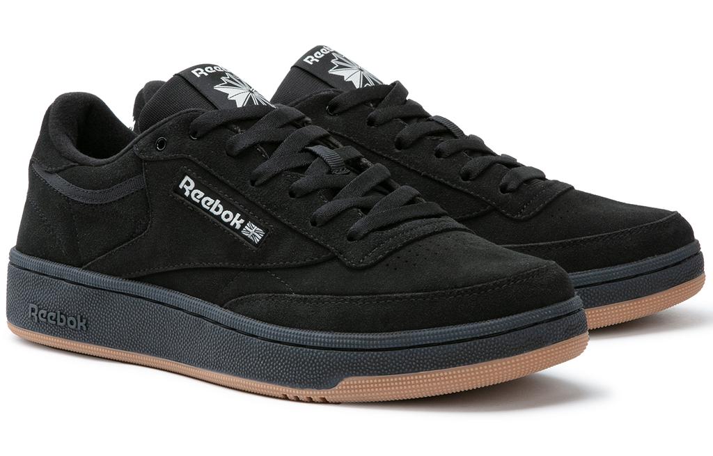 Reebok CLUB C 85 W+ Low top Skateboard Shoes Unisex Black Warrior 24FRC901U0GH0