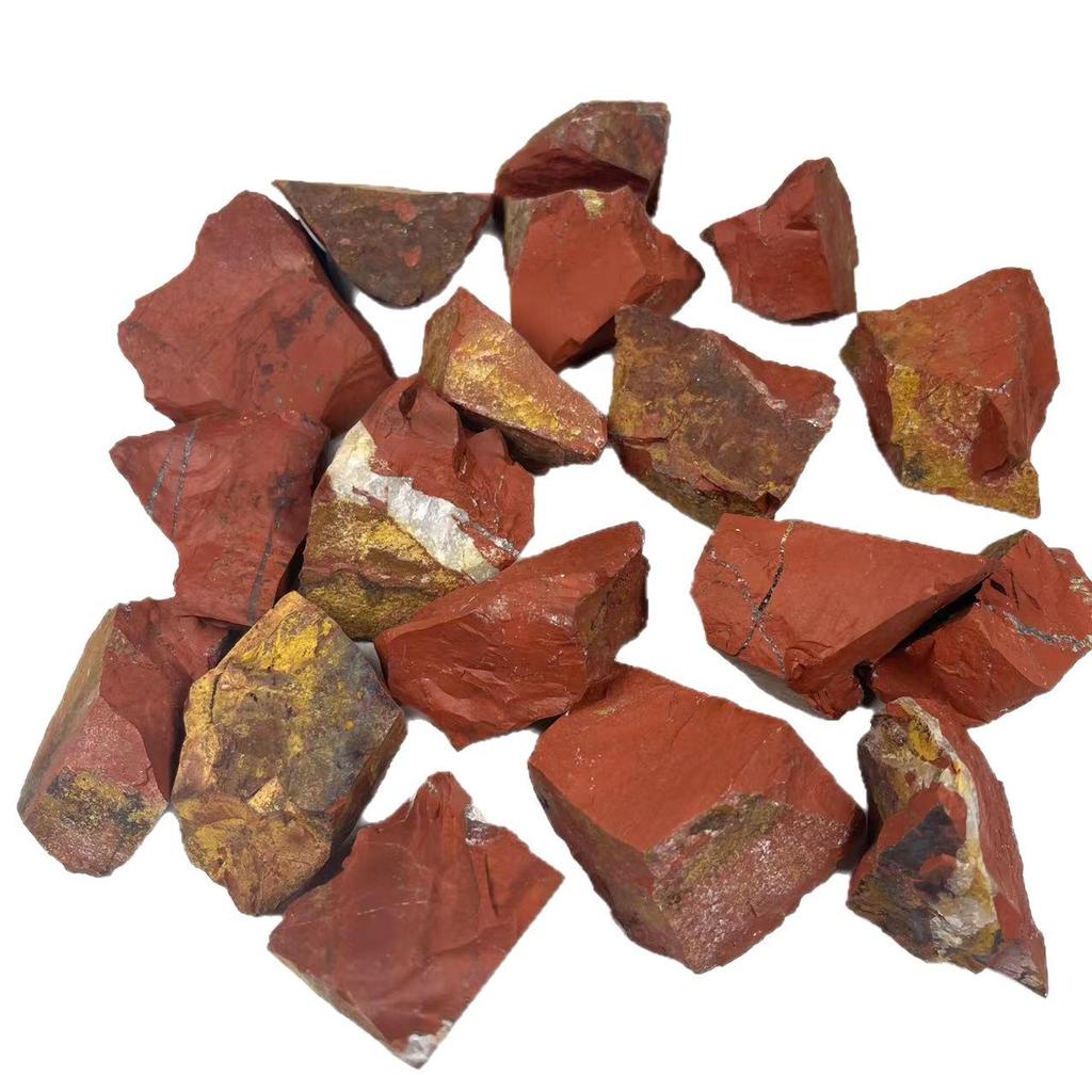 Red Jasper Crystal Rough Stone Handcrafted Incense and Aroma Diffuser, Demagnetizing Stone for Fish Tanks, Flower Pots, and Decorative Use.