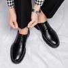 New Men's Leather Shoes Fashionable Minimalist and Versatile Style Daily Office Outdoor Leisure Business Wedding Men's Shoes