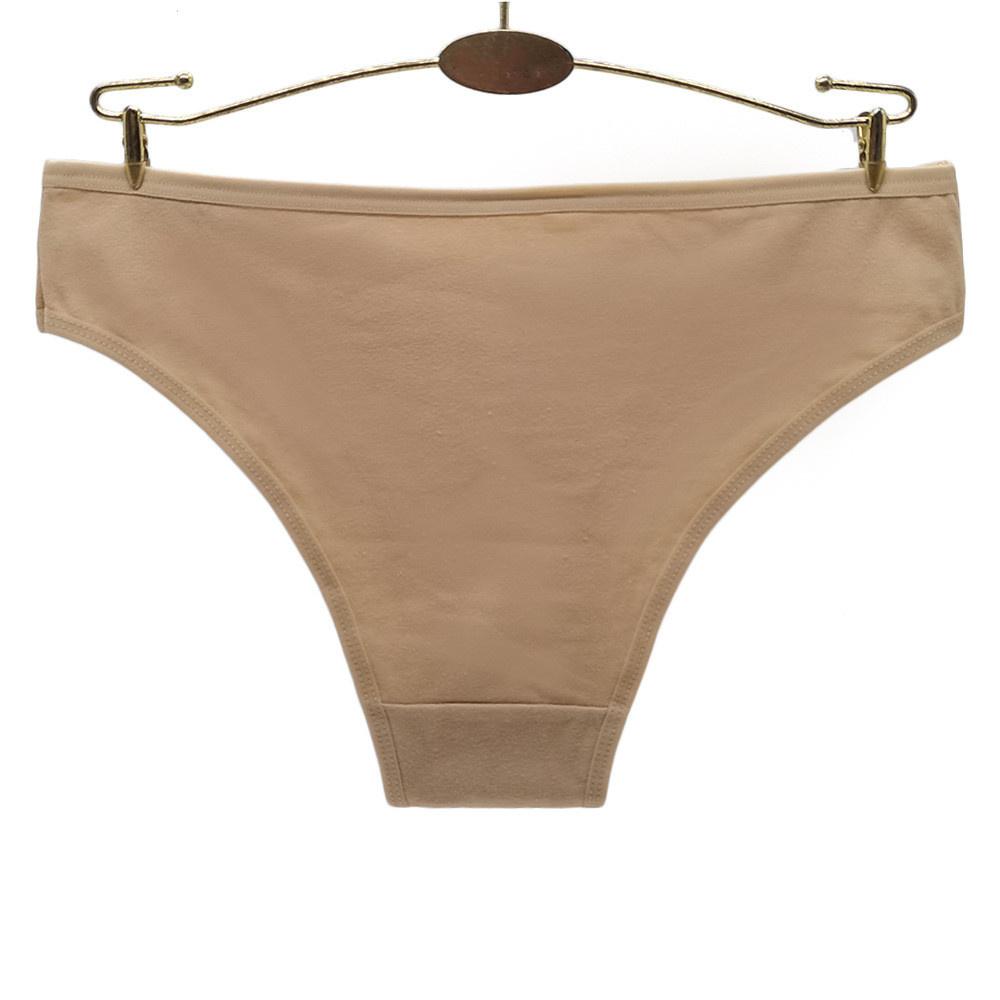 3Pcs/Lot Cotton Panties for Plus Size Women Low Rise Bikini Brief Girls Sexy Lingeries Solid Panty Female Intimate