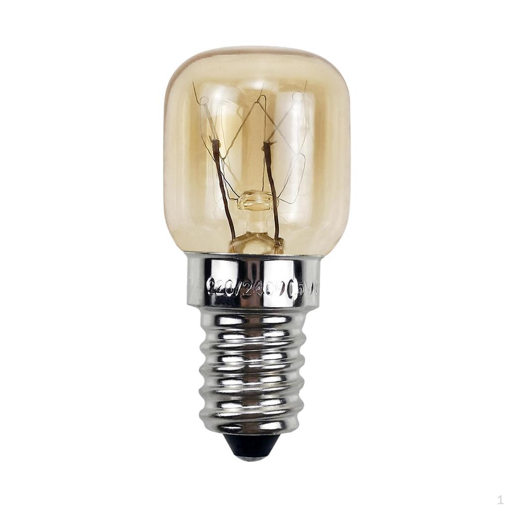 2 Pcs Oven Light Bulbs with E14 Base, Lamp, Replacement Appliance Bulb for Oven,