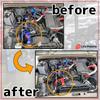 Life Palette JA11 Jimny Silicone Radiator Hose Turbo Hose Set 5-Piece (Black)