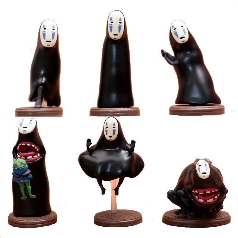 6 Styles Spirited Away No-Face Man Mini Doll Blind Box Figure