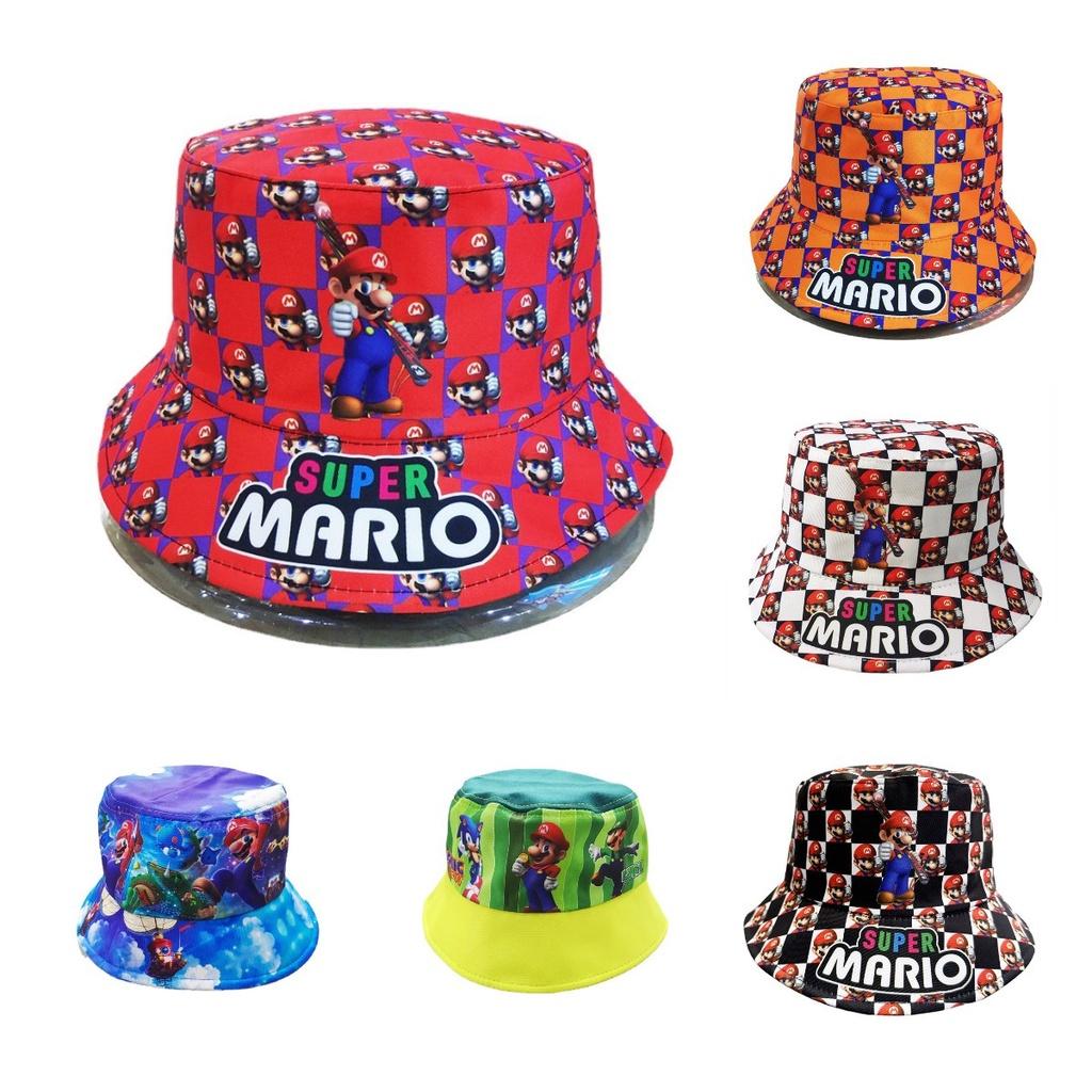 Super Mario Printed Fisherman Hat For Men And Women