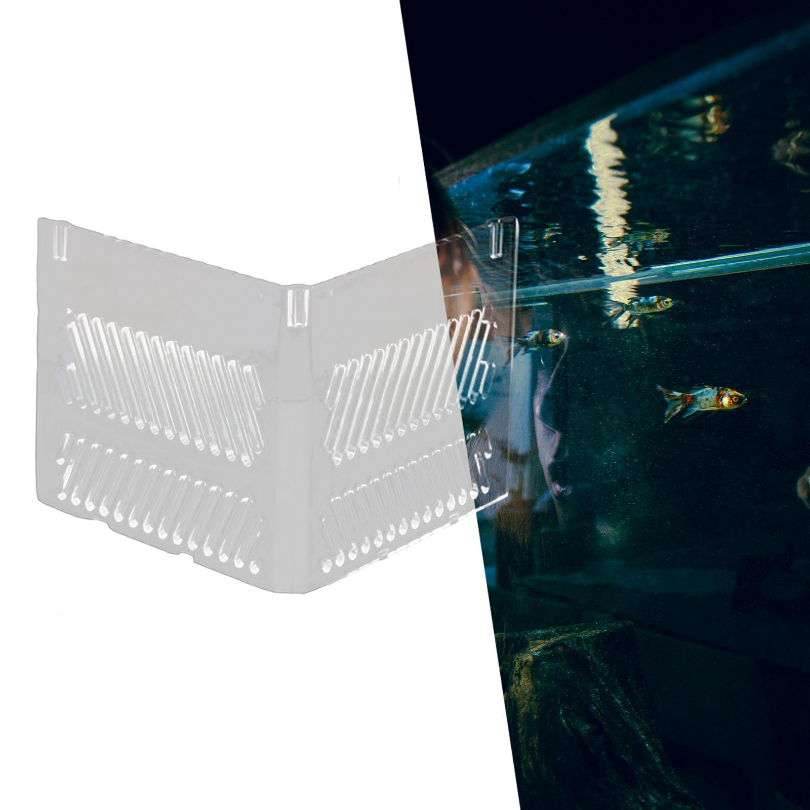 

Расческа для аквариумных рыбок, фильтрующая доска, акриловая угловая перегородка, переливной резервуар для вивария Single Layer