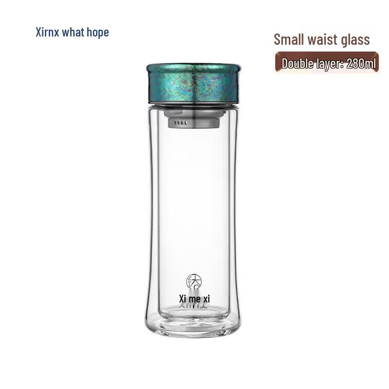 XIMX Tech Waistline Double-Wall Glass Cup