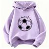 Funny Game Day Football Hoodie Children's Sweatshirt Hoody for Boys Girls Casual Hoodies Hip Hop Clothes