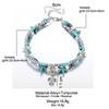 Bohemian Multi-layer Starfish Turtle Anklets For Women Vintage Elephant Owl Beads Chain On Leg Ankle Bracelet Beach Jewelry