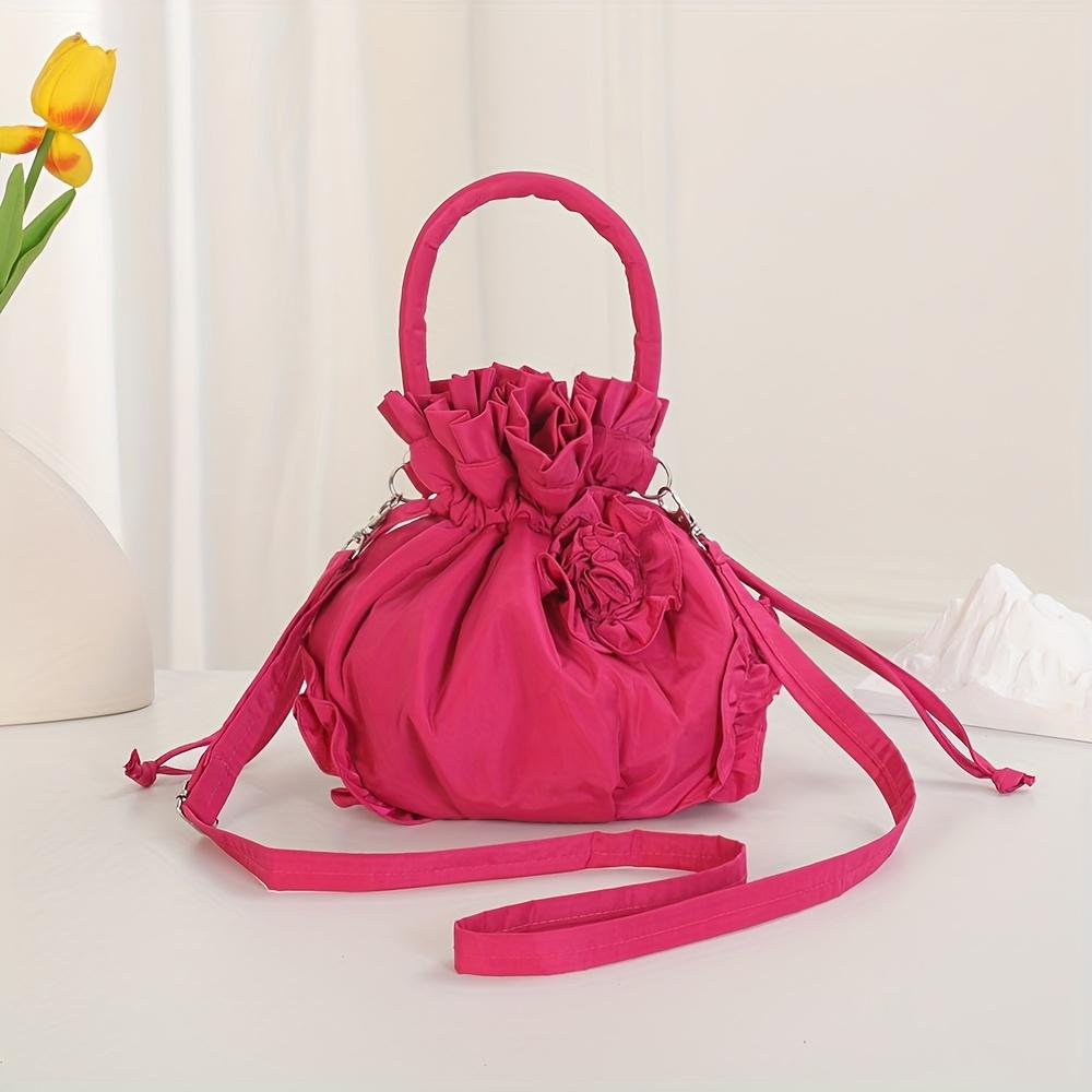 Women'S Casual Ethnic Style Handbag Drawstring Closure Handbag, Versatile Everyday Handbag for Women, Stylish & Functional Design Crossbody Bag