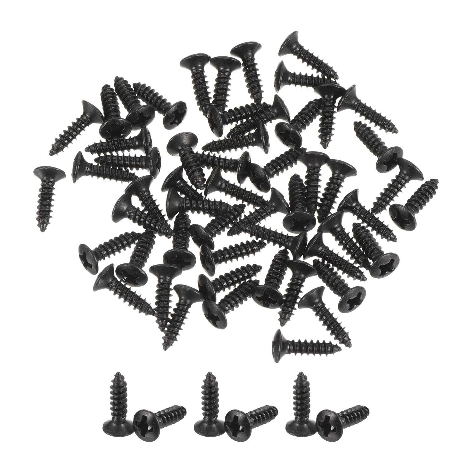 uxcell 50 шт. Черные винты для крепления защитной накладки на электрогитару или бас-гитару SQ ST TL, 3 мм.