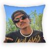 Singer BBruno MMars Pillow Case Antidustmite Pillowcase Invisible zipper silky short plush Sofa cushion cover