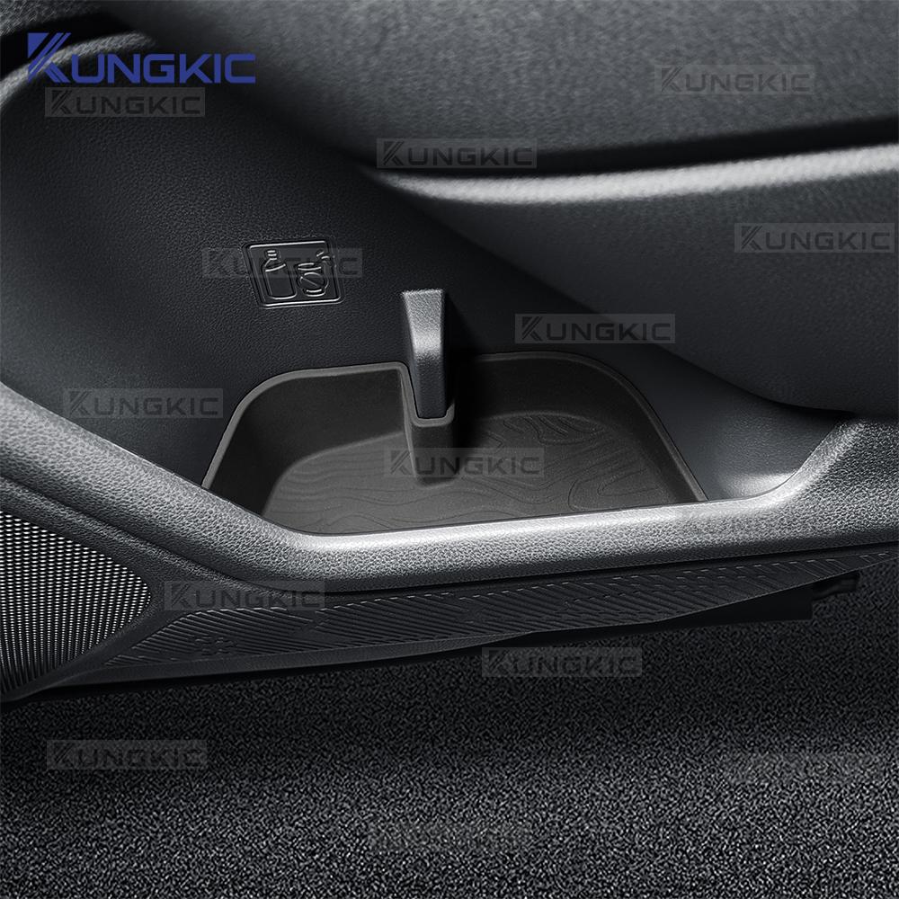 KUNGKIC For Subaru Forester 2025 2026 2027 Silicone Storage Box LHD RHD Car Side Doors Organizer Case Interior Accessories