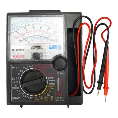 Analog Multimeter Tester DC 1000V Portable Voltmeter Ammeter Handheld Pointer Analog Meter Pointer Mechanical Analog Multimeter