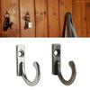K1AE 10 Pcs Robe Hook Simplicity Hanger Vintage Bronze Small Hooks Easy to Install
