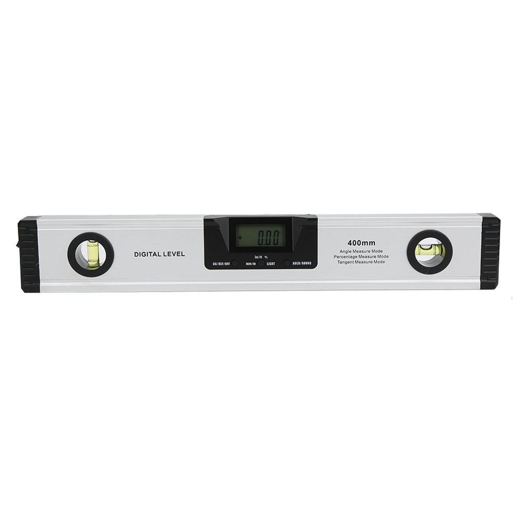 Level Ruler Digital LCD Protractor Inclinometer Angle Finder Level Measuring Tool with Laser Magnetic 400mm