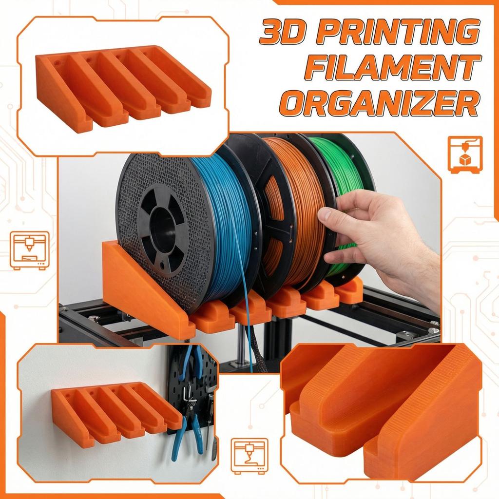 3D Printing Strip Clamp Clip Clamp Fixed Bracket