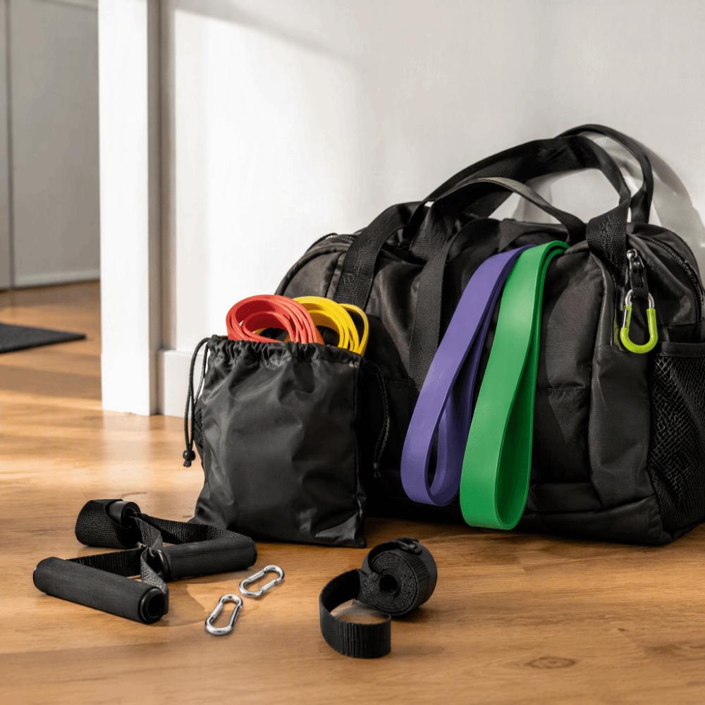9pcs Long Lasting Use TPE Resistance Bands TPE Material Yoga Stretching Bands Strength Training