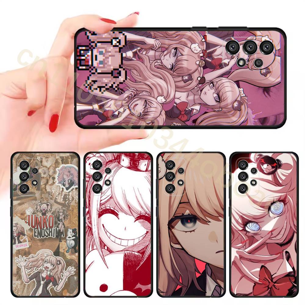 D-Danganronpa Enoshima Junko Phone Case For Samsung Galaxy A13,21s,22,31,32,52,53,71,80,A91 Soft Black Shell