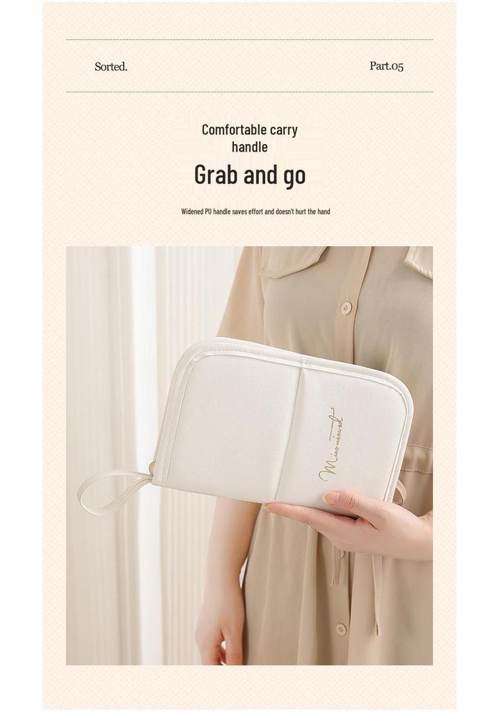 PU Waterproof Foldable Makeup Brush Storage Bag: Multifunctional, Dustproof & Travel-Friendly