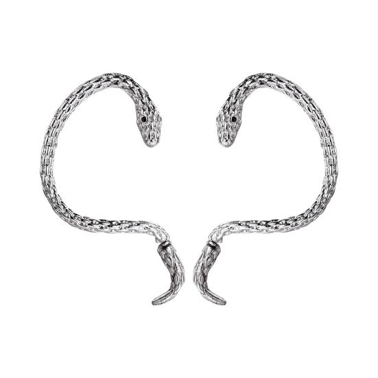 

45293 шт. унисекс клипса для ушей в форме змеи полированный сплав ретро хип-хоп американский 2pcs