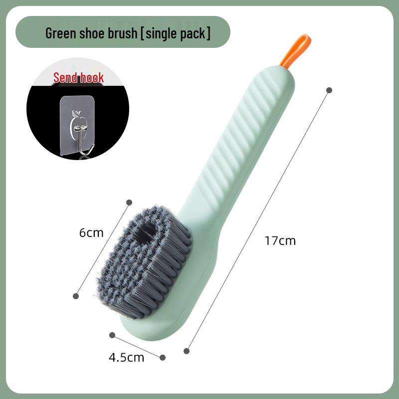 Homejia Press-Type Soft Bristle Shoe Cleaning Brush