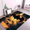 Tappeto Classico DC Batman, Logo Batman Soggiorno Camera da Letto Bambini Tappetino da Letto, Tappeto Confortevole Antiscivolo Resistente, Tappeto Lavabile in Lavatrice