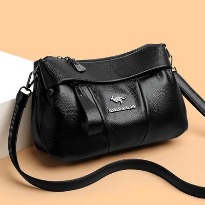 Soft Leather Women's Mother Bag Crossbody New Style with Atmospheric Texture, Versatile for Middle-aged and High-end Casual Shoulder Bag