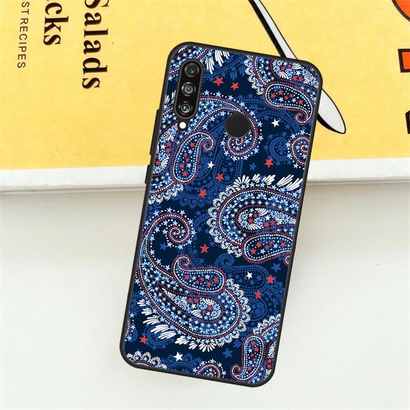 Bandana Seamless Pattern Cover For Huawei Nova 5T 9 10 SE 11i 8i 7i 3i Y61 Y91 Y60 Y70 Y90 P20 P40 Lite P30 Pro Case
