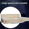 24TE Space Saving Wall Mounted Cats Bed Wooden Structure for Cats Relaxation Easyly Install for Compacts Room