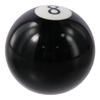 Black Ball Shift Knob Acrylic 5 6 Speed Gear Shifter Knob Round 2.1*2.1inch 8-Shaped Manual Shift Handle 3 Adapters
