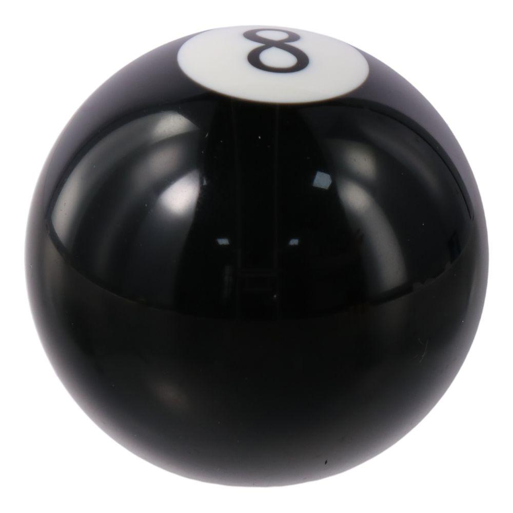 Black Ball Shift Knob Acrylic 5 6 Speed Gear Shifter Knob Round 2.1*2.1inch 8-Shaped Manual Shift Handle 3 Adapters