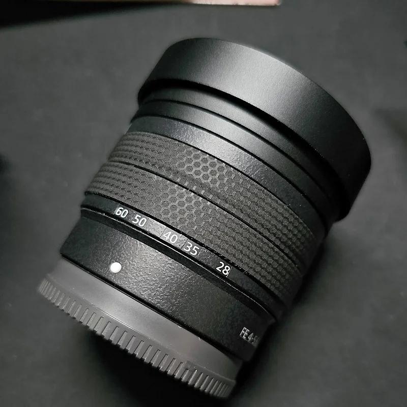 Design per obiettivo Sony FE 28-60mm F/4-5.6 SEL2860 Paraluce Metallico Quadrato Fornito con Tappo Metallico