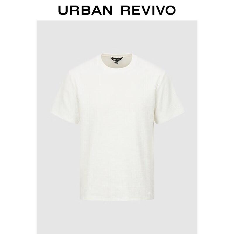 UR Men s Textured Crew Neck T-shirt L