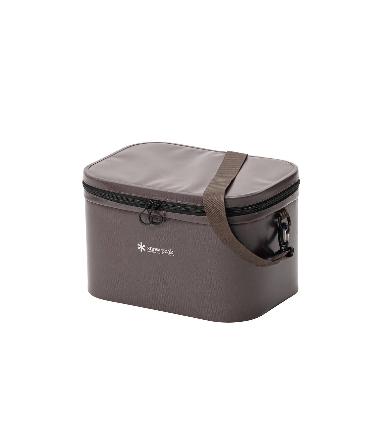 

Snow Peak Soft Cooler 15 Cooler Bag Insulated Bag Cooler Box Camping Outdoor BBQ FP-315 коричневий