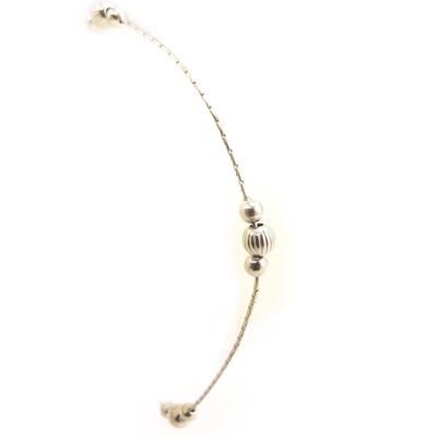 [L0690] - Silbernes 'Choreographie'-Armband