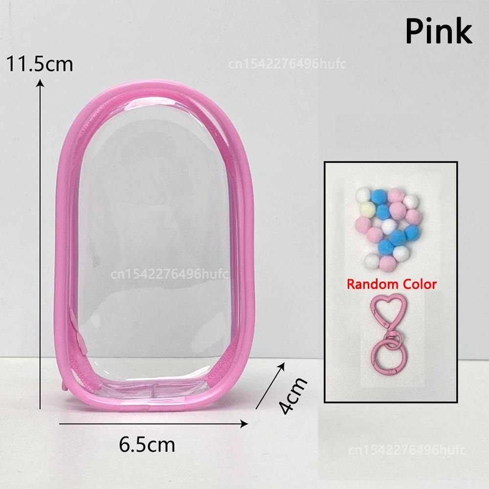 Transparent Dustproof Protective Case for Labubu V4 Series Dolls Protector Organizer Display Storage Box For Labubu Accessories