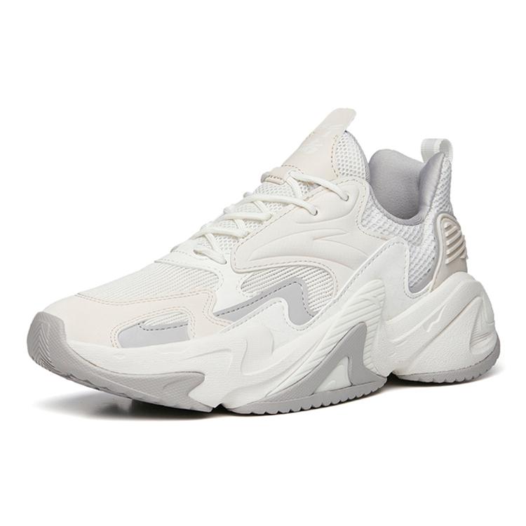 Anta Walker 3.0 Casual Shoes Women's Low Top Ivory White/Mud Gray/Night Mist Gray 122238881-1