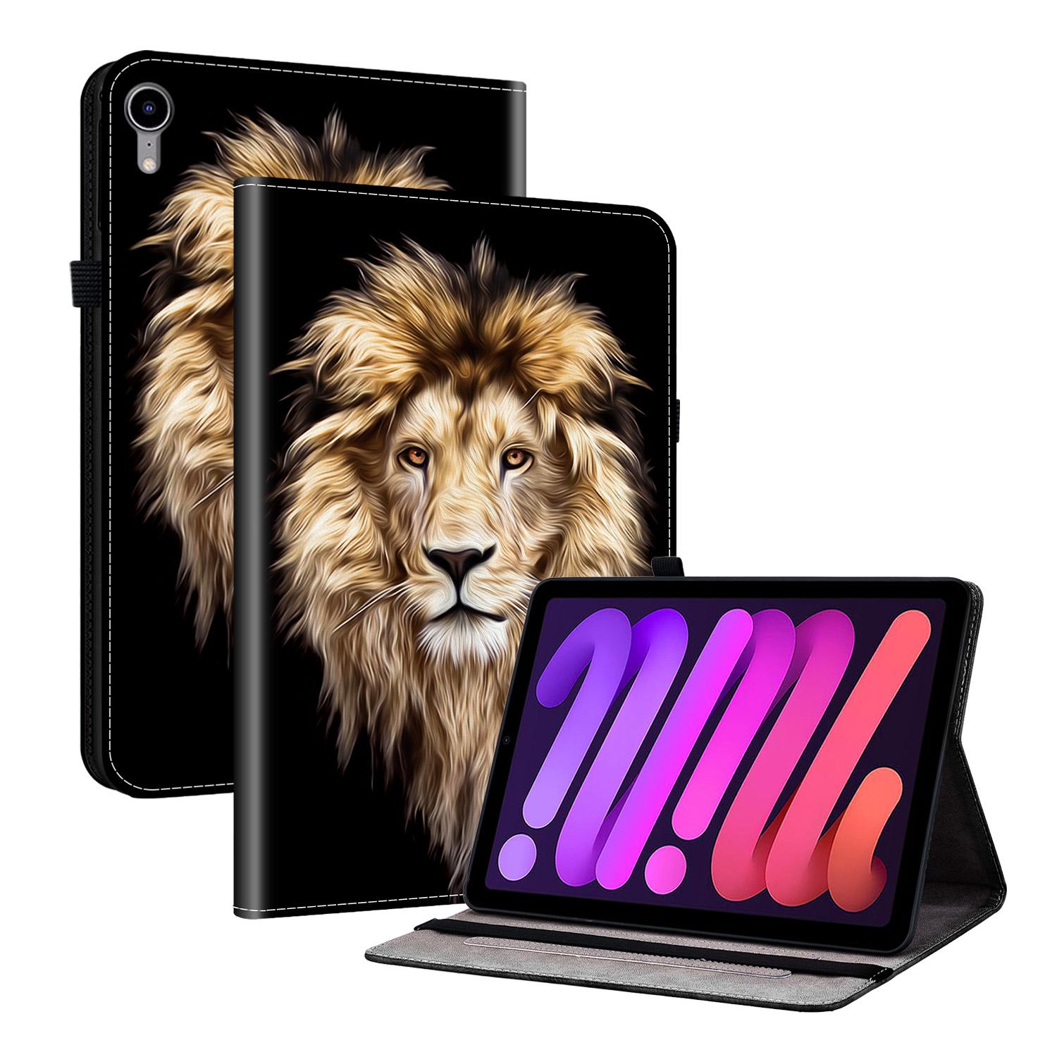 

Adjustable Stand Case Universal for iPad Mini 7 2024 A17 Pro Mini 6 2021 8.3 inch TPU Back Cover Luxury Painted With Card Slots iPad Mini 7(A17 Pro)