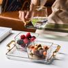 Rectangle Fruit Dessert Snack Plate Multipurpose Candy Storage Tray  Living Room
