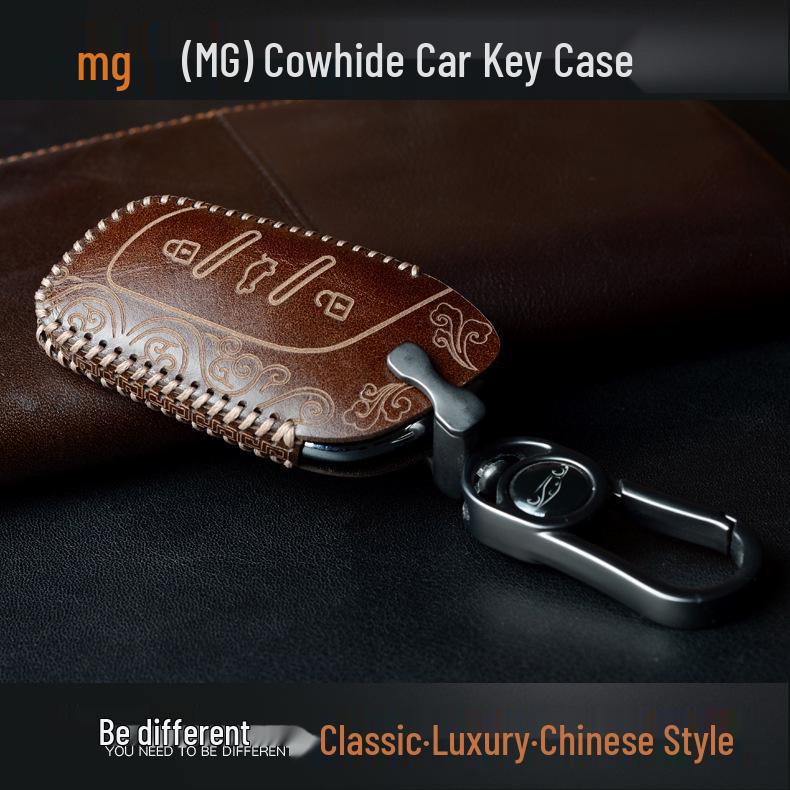 MG 5/6 Roewe Navigator GT Key Protection Cowhide Case - 3rd Gen ZS