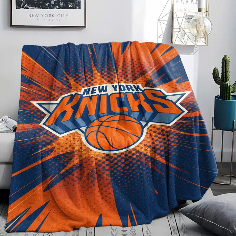 1 Pezzo Coperta in Flanella con Stampa NY Knicks Alta Qualità Calda Confortevole Coperta per Tutte le Stagioni Perfetta per Regali Decorazioni per la Casa