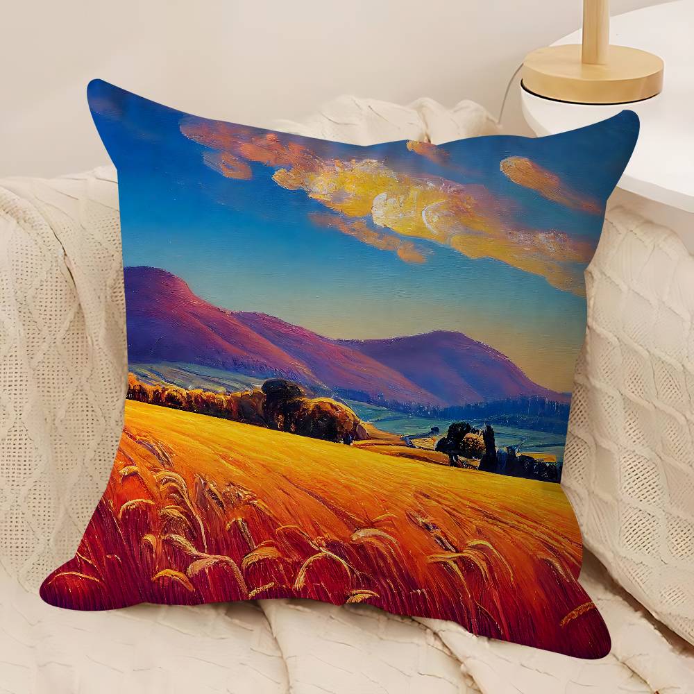 

Ван Гог Знаменитая картина Наволочка Мультяшный Подарок Наволочка для подушки Декор для спальни Дома Дивана Кресла Сиденья Наволочка 12x12Inch