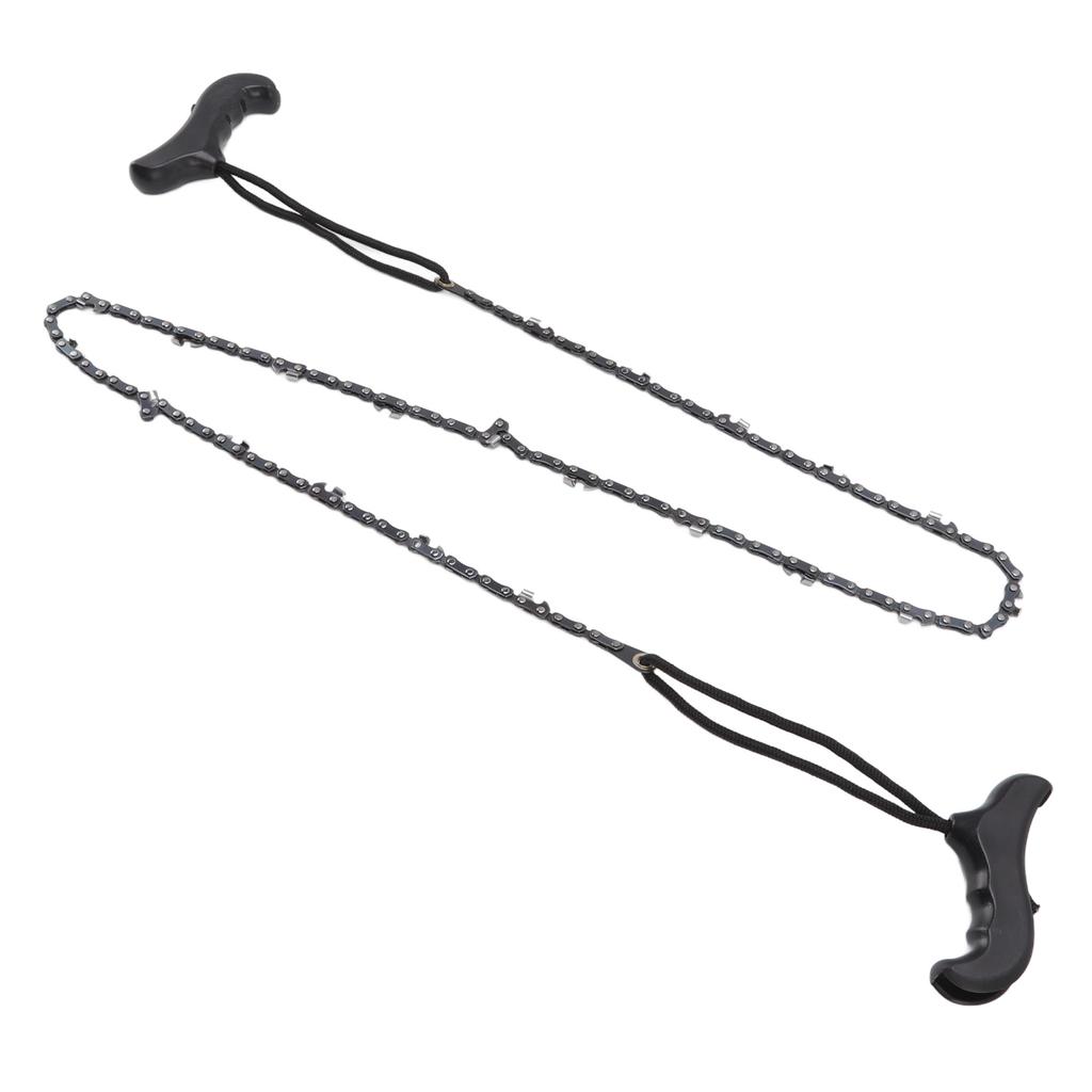 48in Hand Chain Saw Pocket Folding Survival Chain Saw Camping Logging Garden Pruning Tools 64 Links