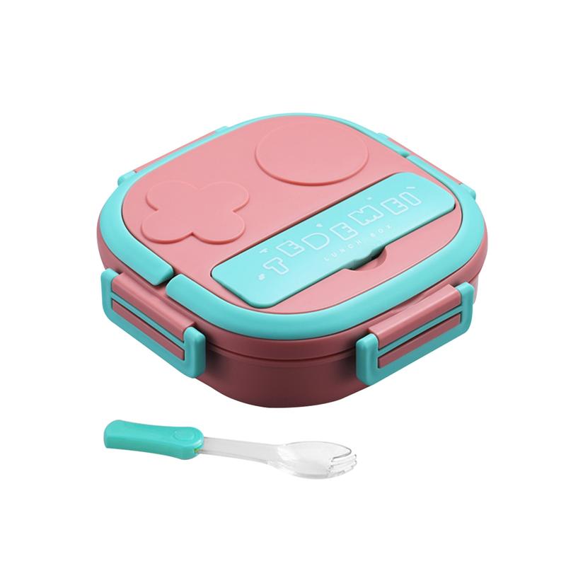 1100ml Portable Silicone Lunch Box Large Capacity Portable Lunch Box LUNCH BENTO BOX REALLY ECO ECO Folding Box | ECOMATIC (pink)