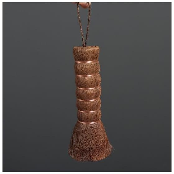 Palm, palm scrubber, stick scrubber, stick scrubber, stick scrubber, stick brush, palm, coir, water area, frying pan, basket bag care, cleaning,