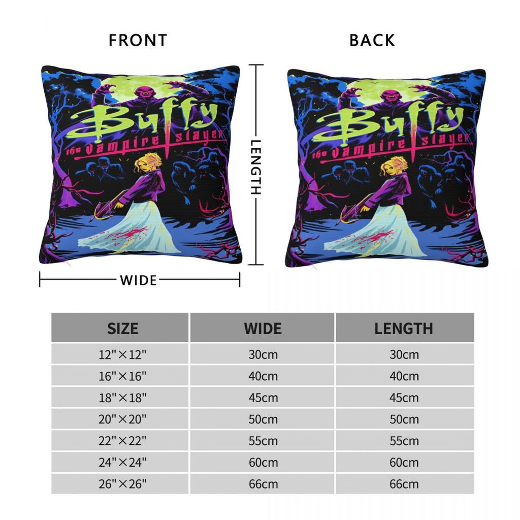 Buffy The Vampire Slayer Printed Pillowcases Cushion Cover Pillow Covers New Style Home Decoration Square Multiple Sizes